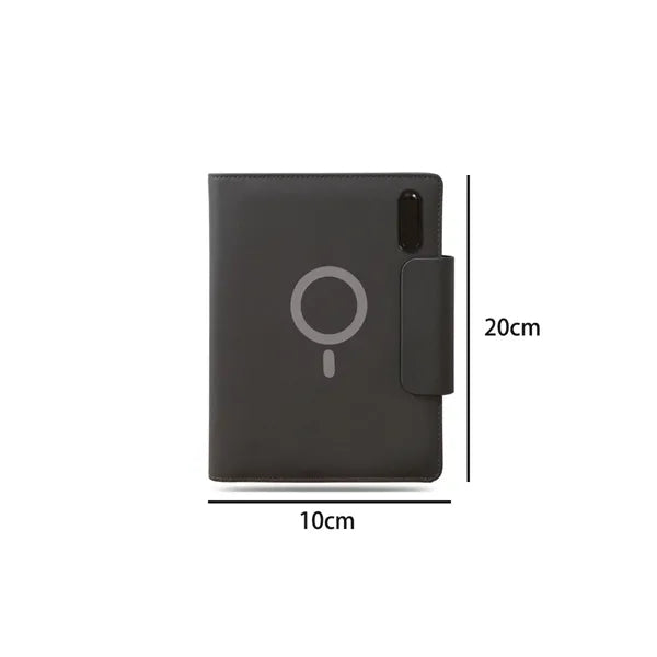 A5 Executive Zippered Organizer with Power Bank & Cables