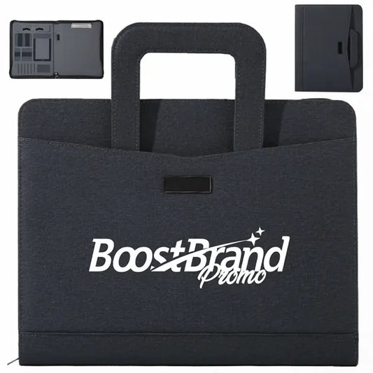 A4 Executive Zippered Portfolio with Carry Handle