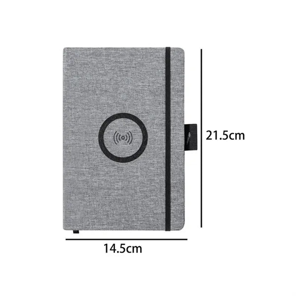A5 Executive Notebook with Wireless Charging Cover