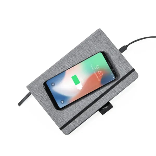 A5 Executive Notebook with Wireless Charging Cover