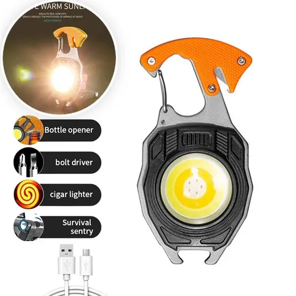 Aluminum Keychain Flashlight - Multifunctional Outdoor Tool