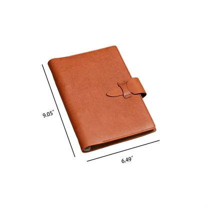 Vintage Leather Cover Notebook For Business Personal