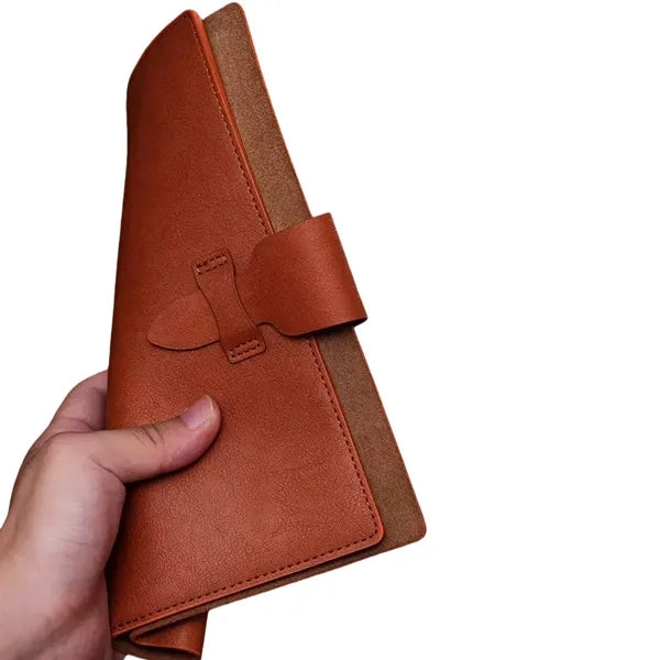 Vintage Leather Cover Notebook For Business Personal