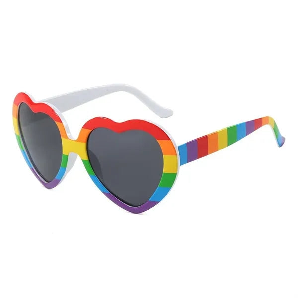 Oversize UV Protection Heart Shaped Sunglasses