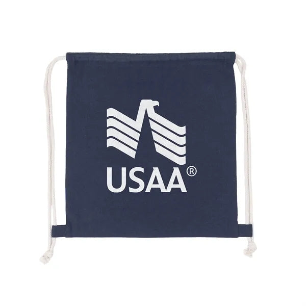 Recycled Threads Drawstring Bag