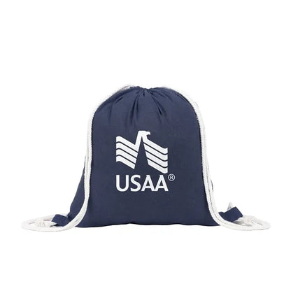 Recycled Threads Drawstring Bag