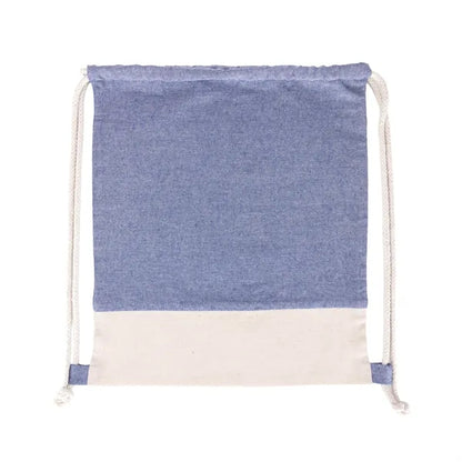 TwinTone Recycled Cotton Drawstring Bag