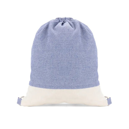 TwinTone Recycled Cotton Drawstring Bag