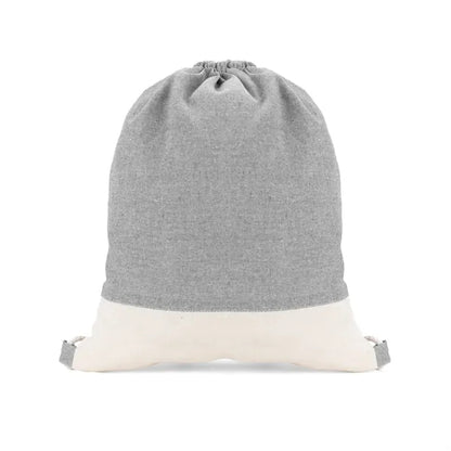 TwinTone Recycled Cotton Drawstring Bag