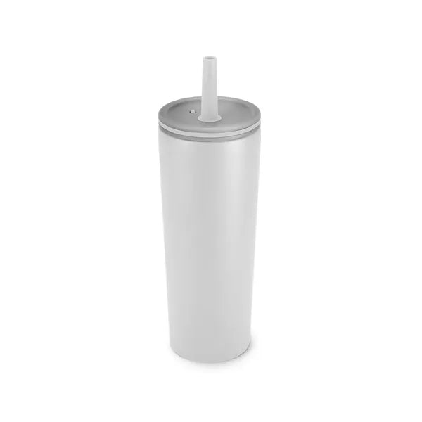 ChillFlow Stainless Steel Mug with Straw 24oz.