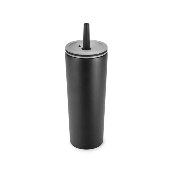 ChillFlow Stainless Steel Mug with Straw 24oz.