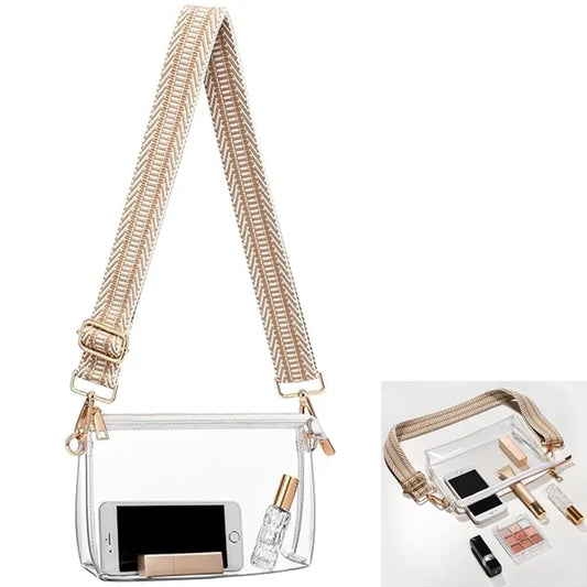 Women's Clear Stadium-Approved Crossbody Bag for Events