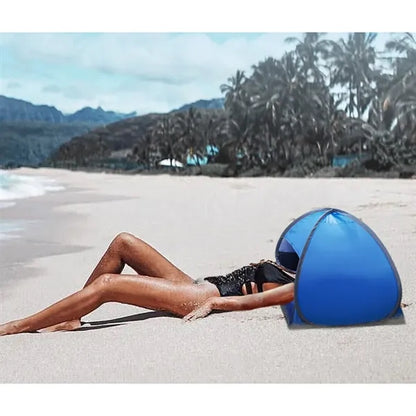 Instant Pop-Up Windproof Compact UV Tent with Storage Pocket
