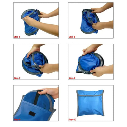 Instant Pop-Up Windproof Compact UV Tent with Storage Pocket