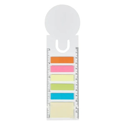 Multi-Color Odorless Study Sticky Notes Kit with Ruler