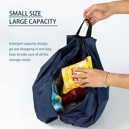 Foldable Lightweight Shopping Tote Bags Backpack
