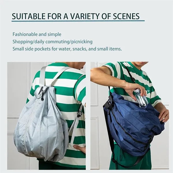 Foldable Lightweight Shopping Tote Bags Backpack