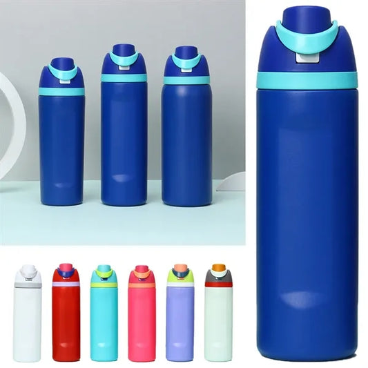 24oz insulated steel bottle with straw