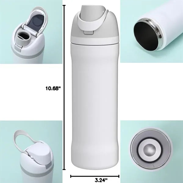 24oz insulated steel bottle with straw