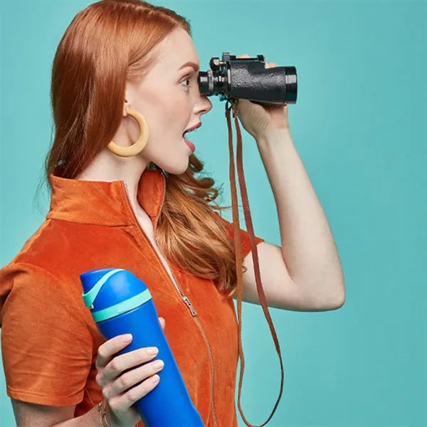 24oz insulated steel bottle with straw