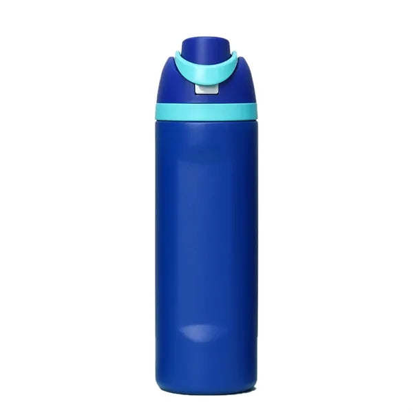 24oz insulated steel bottle with straw
