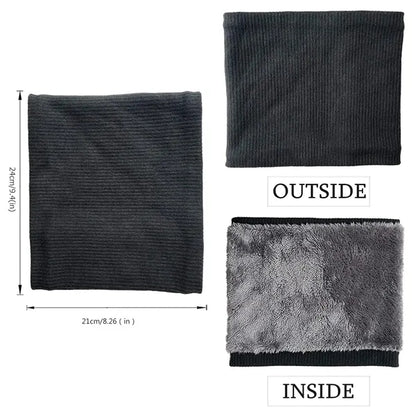 Winter fleece neck warmer