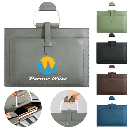 Spacious Lightweight Premium PU Leather Document Organizer