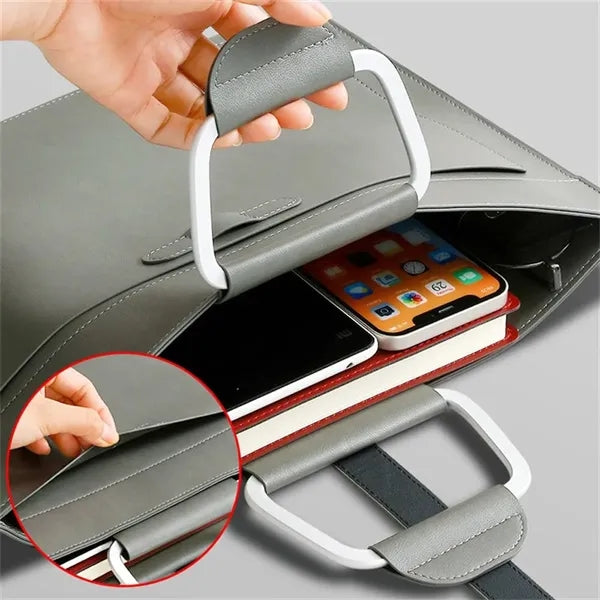 Spacious Lightweight Premium PU Leather Document Organizer