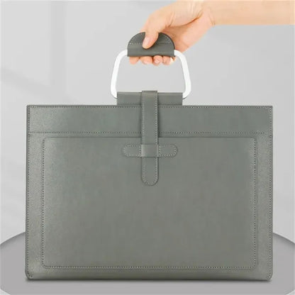 Spacious Lightweight Premium PU Leather Document Organizer