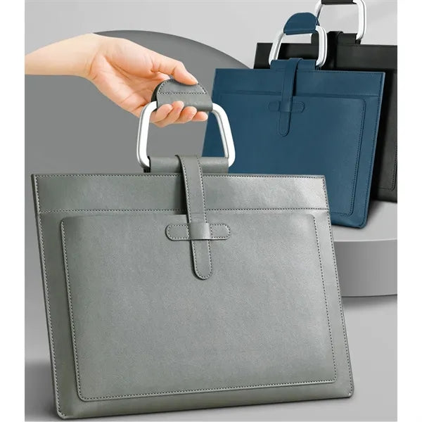 Spacious Lightweight Premium PU Leather Document Organizer
