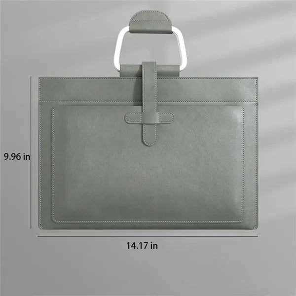 Spacious Lightweight Premium PU Leather Document Organizer