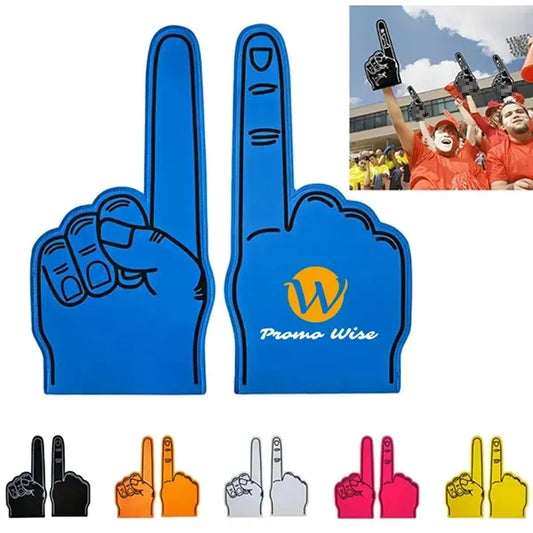 Lightweight Durable Vibrant Colors No-Slip Cheer Foam Finger