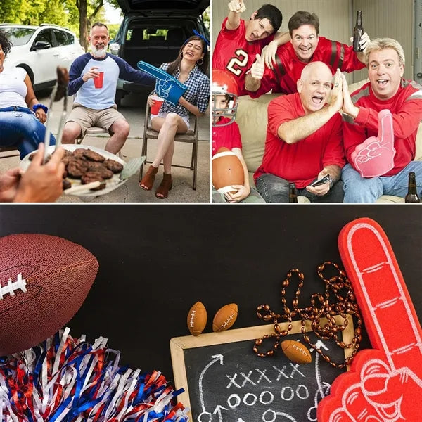 Lightweight Durable Vibrant Colors No-Slip Cheer Foam Finger