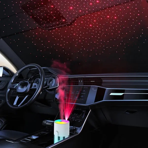 10 Oz. Mini Starry Sky Projection Car Mist Humidifier