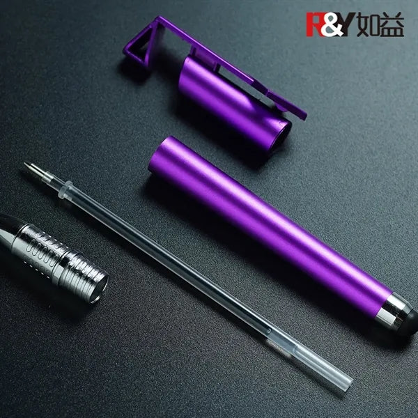 3 in 1 Touching Screen Ballpoint Pen with Phone Holder