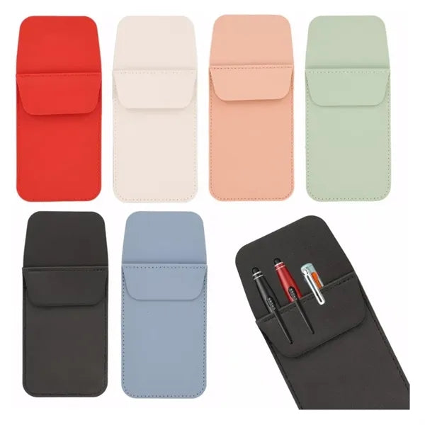 Multipurpose Leather Pen Holder Pocket