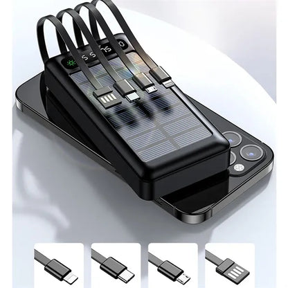 20,000mAh Solar Charging Power Bank with Built-in LED Light