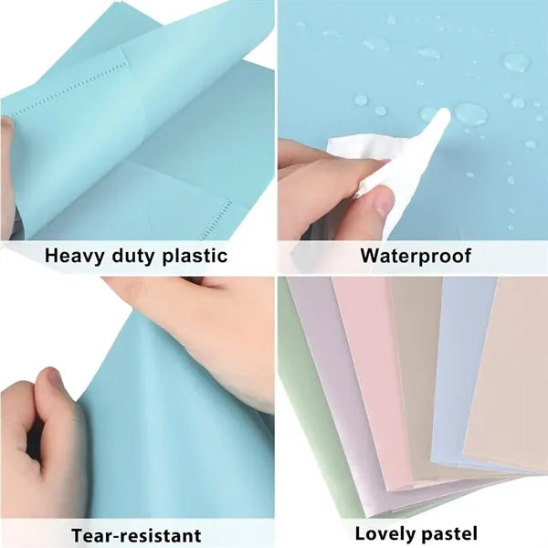 Plastic Document Organizer Folder with Business Card Slot