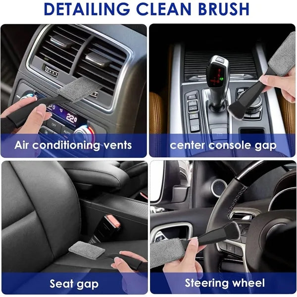 Car Interior Exterior Detail Dust Double Head Brush