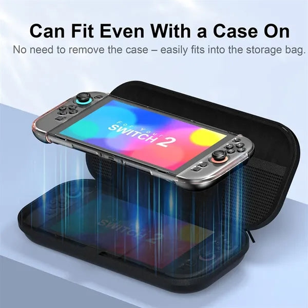 Switch 2 Portable Protective Storage Bag Case