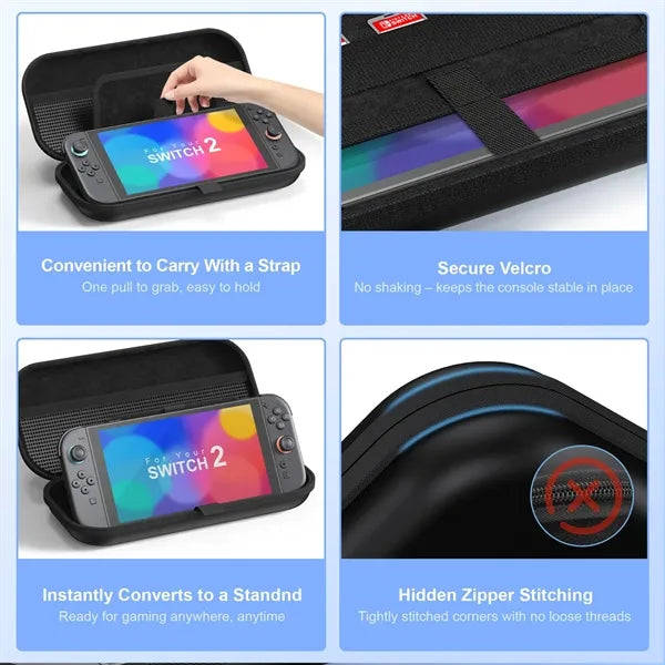 Switch 2 Portable Protective Storage Bag Case
