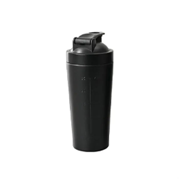 25OZ Stainless Steel Cup with Scale and Stirring Ball