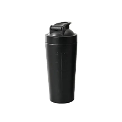 25OZ Stainless Steel Cup with Scale and Stirring Ball
