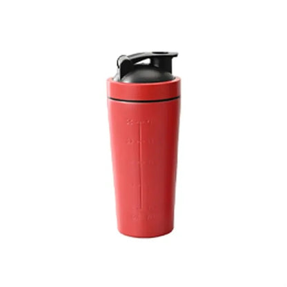 25OZ Stainless Steel Cup with Scale and Stirring Ball