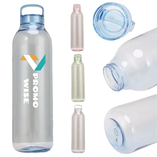 17oz Fully Transparent and Thickened Sports Plastic Bottle
