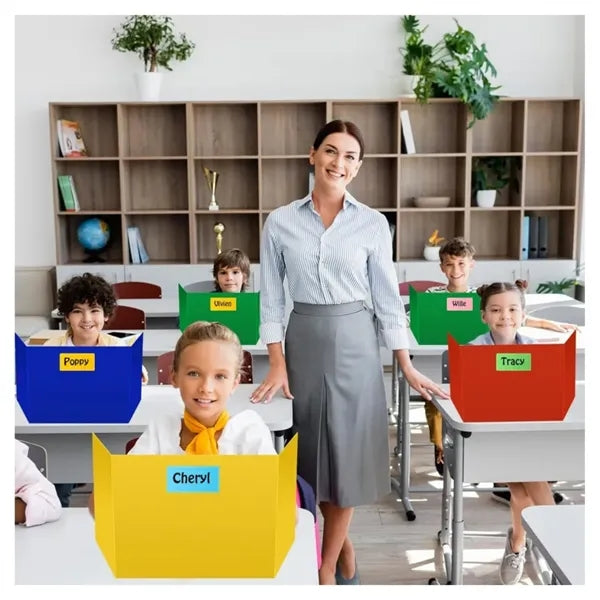 Colorful Privacy Floders for Student Desks