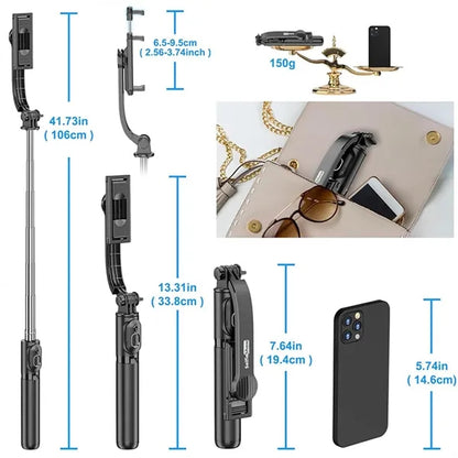 Extendable Selfie Stick Tripod