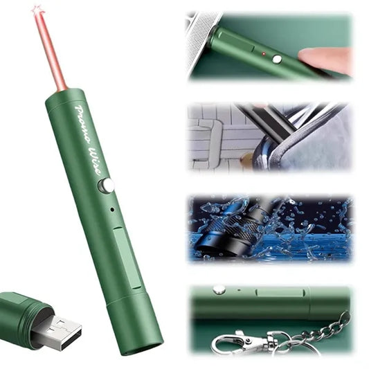 Cat-playing fast USB charging laser pen with keychain