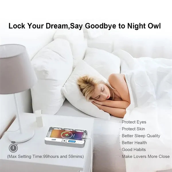 Smart Phone Timer Lock Box