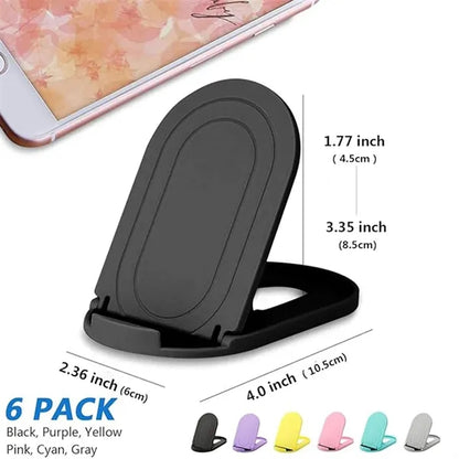 Portable foldable phone stands